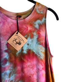 Image 2 of M Tank Pocket Dress in Tropical Watercolor Ice