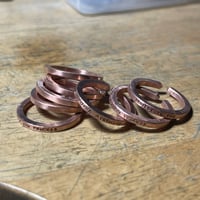 Image 4 of Copper adjustable custom ring