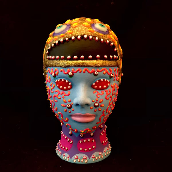 Image of If Our Heads Looked Like Our Minds Felt  full size mannequin head 10x8