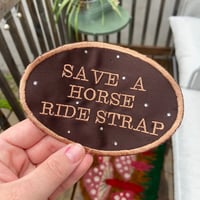 Image 3 of Save a Horse Embroidered Patch