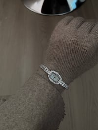 Image 2 of RARE Elgin Crystal Bracelet Watch 