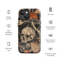 Image 16 of Goblincore Skull and Mushroom Grunge/Punk Tough Case for iPhone®