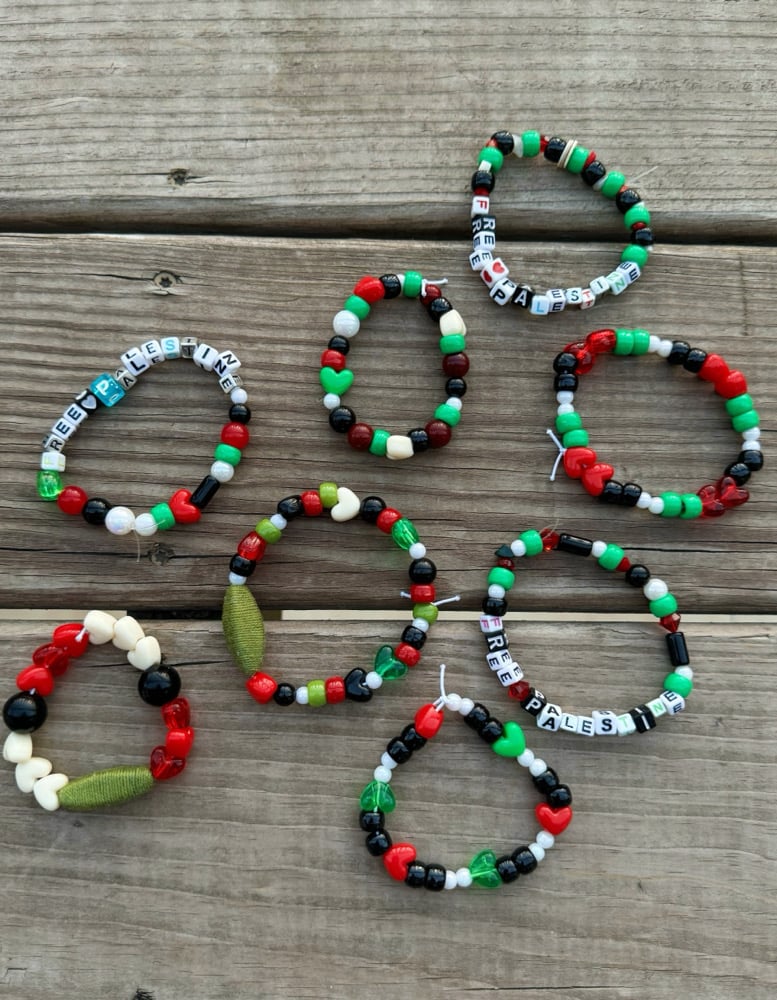 Image of Free Palestine Bracelet (Randomly Chosen & Stretchy!)