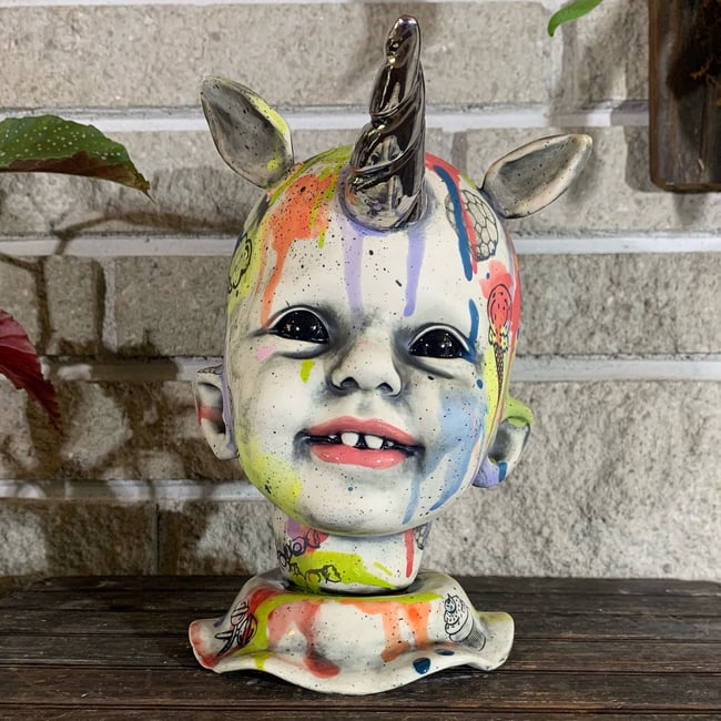 Collaboration Candy Unicorn Lamp