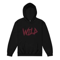 Image 1 of WILD Crimson Youth Hoodie