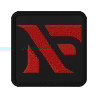 Red/Black NF Embroidered Patches