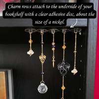 Image 3 of Dragons & Lightning handmade bookshelf charms