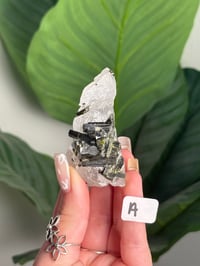 Image 1 of RUTILATED EPIDOTE IN QUARTZ -AUSTRIA- CHOOSE YOUR OWN