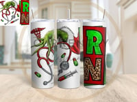 Nurse Tumbler (Grinch edition)