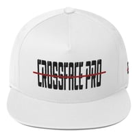 Image 1 of CROSSFACE PRO White Flat Bill Cap