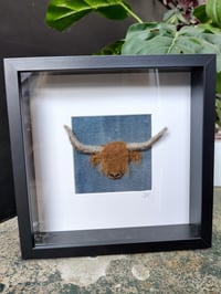 Image 1 of Fibre Art Highland Cow 