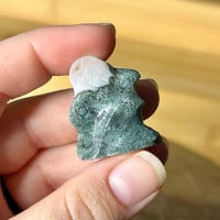 Image 2 of Moss Agate Mini Fairies ($6)