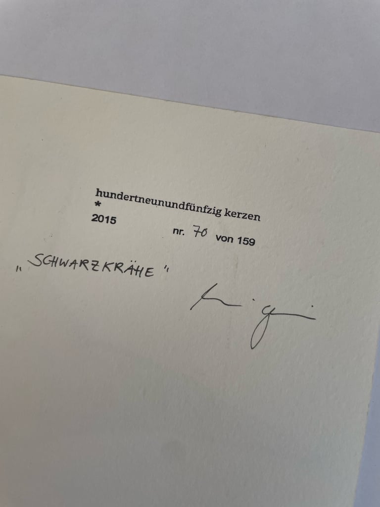 Original! Kerzentier „Schwarzkrähe“ Image 2