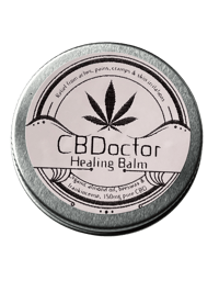 Image 1 of 30 ml tin CBDoctor anti-inflammatory pain relief balm 