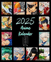 Image 1 of Anime Mix Kalender 2025 | Motiv 2