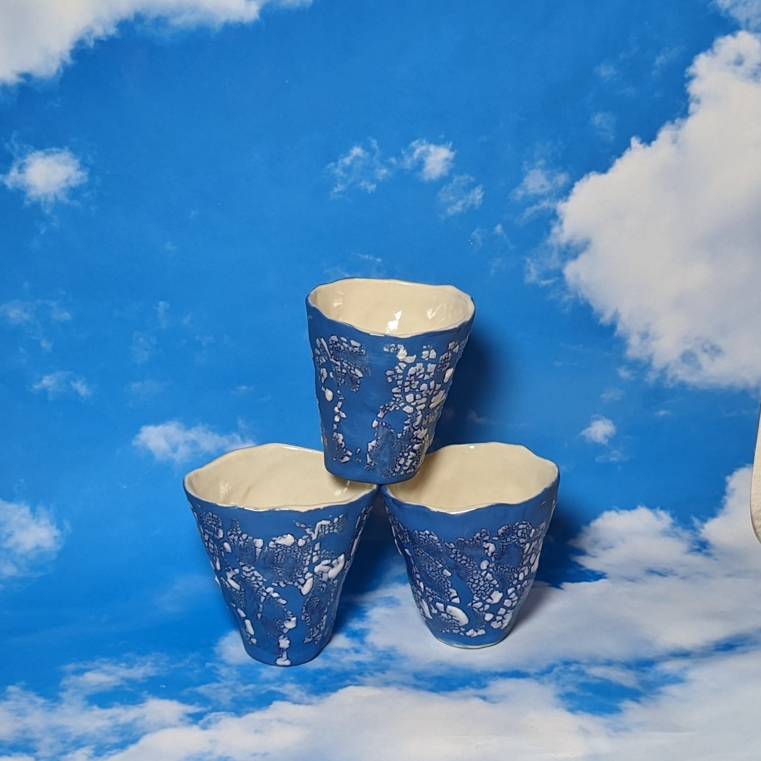 Image of cobalt cloud latte cup