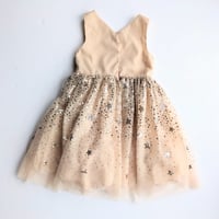 Image 2 of H&M Girls Sequined Sleeveless Light Apricot Tulle Dress