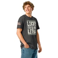 Image 5 of Lucky/Lethal Unisex organic ribbed neck t-shirt