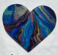 Image 1 of Art Heart Plaque 6