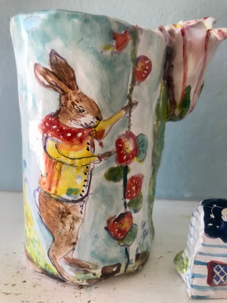 Image of Rabbit beaker with tulip handle