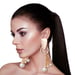 Image of Wildly Pearled Earrings Gold 