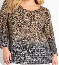 Image 2 of New 3X investments flare sleeve top #742*12