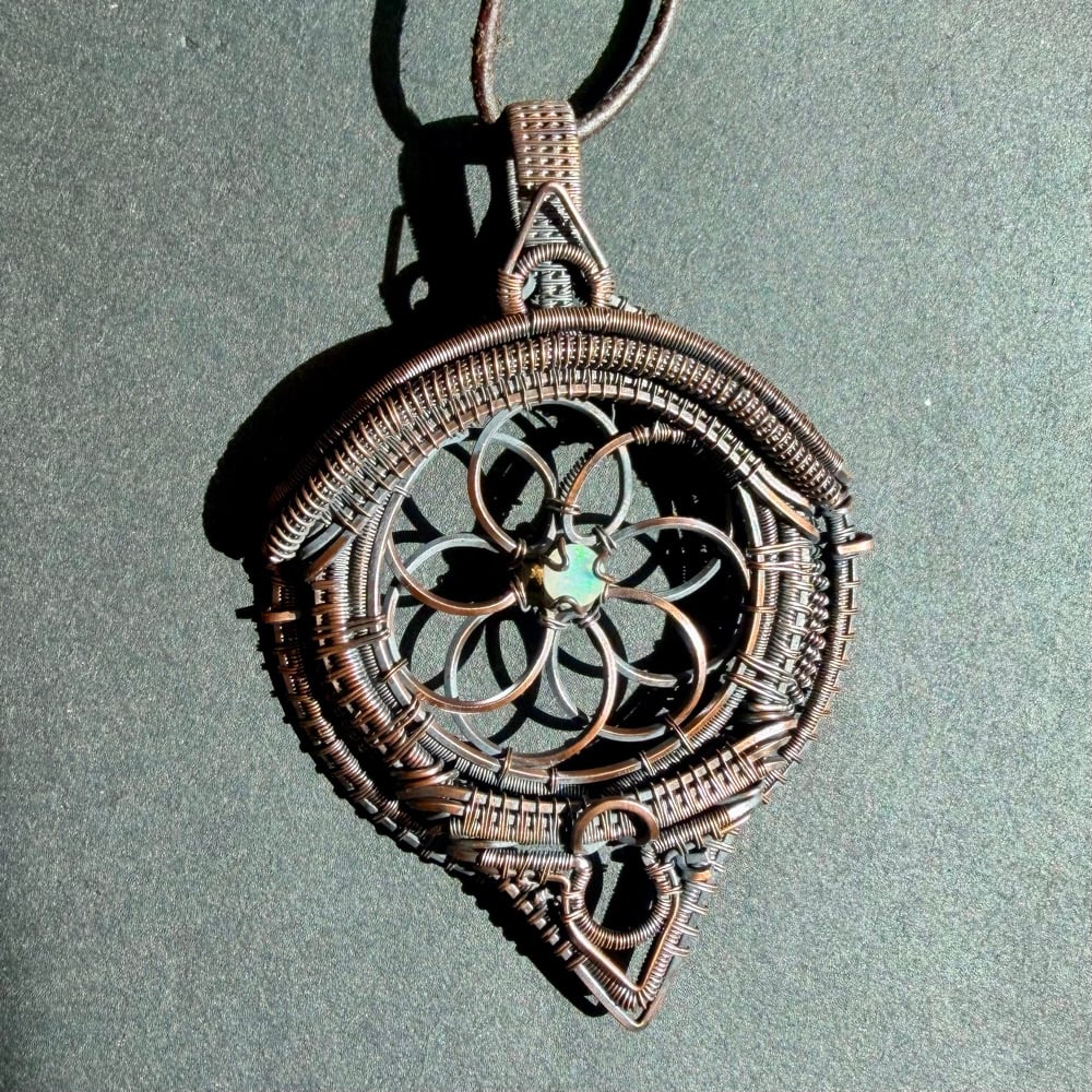 Image of Welo Opal in Bloom Necklace 