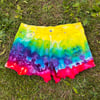 Rainbow Denim Shorts