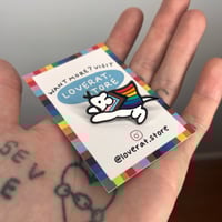 Image 2 of "PRIDE RAT" PIN