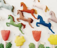 Image 3 of The horse year ornament 馬九行久 