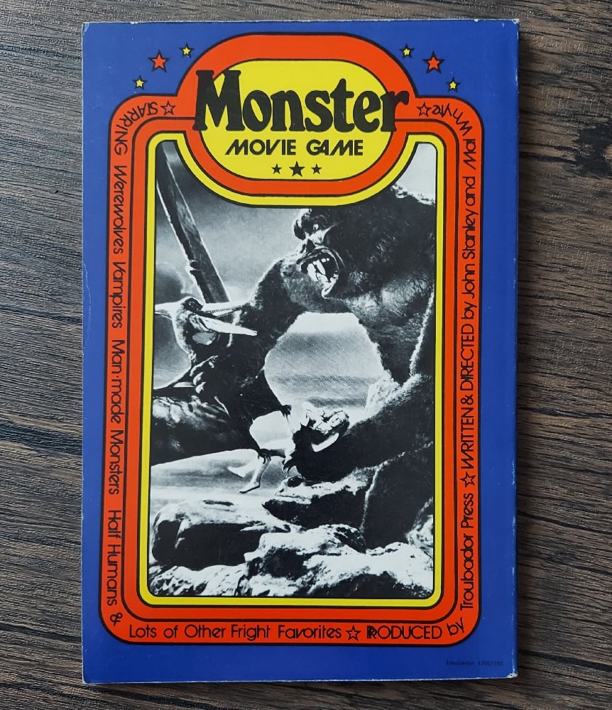 Monster Movie Game, by John Stanley and Mal Whyte