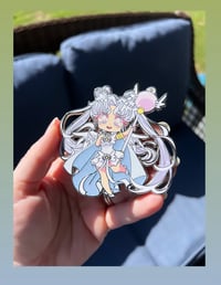 Image 2 of Chibi Cosmos Enamel Pin 