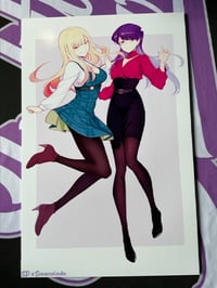 Image 2 of Komi and Marin Poster (Work Mommy Ver.)