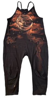 Image 1 of “ETHERIAL” CUSTOM BLEACH PAINTED OVERSIZED JUMPER MEDIUM