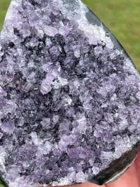 Image 3 of Amethyst Base Cut Polished Edge #1414