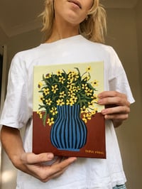 Image 1 of Mini Vase Series 'Yellow Blooms' Original