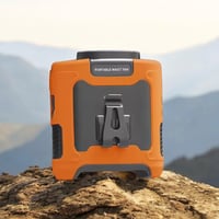Image 2 of 10,000mAh Portable Waist Fan/Power Bank/LED FLashlight
