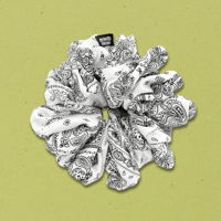 Image 2 of XL Bandana brat scrunchie