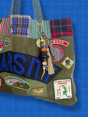 Image of VARSITY CAMP TOTE - BLUE