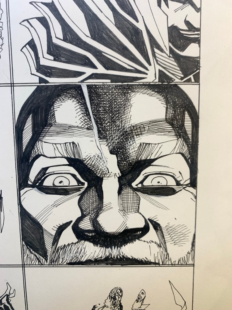 Image of POWER MAN:TIMELESS #1 page12 original art