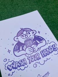 Image 4 of Wash your hands poster/print