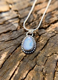 Image 1 of Sky Australian Boulder Opal Necklace