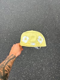 Image 4 of BABY YELLOW NEW YORK YANKEES CUSTOM FITTED CAP