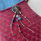 Image of Knotted Jewels Zippertop Crossbody Purse
