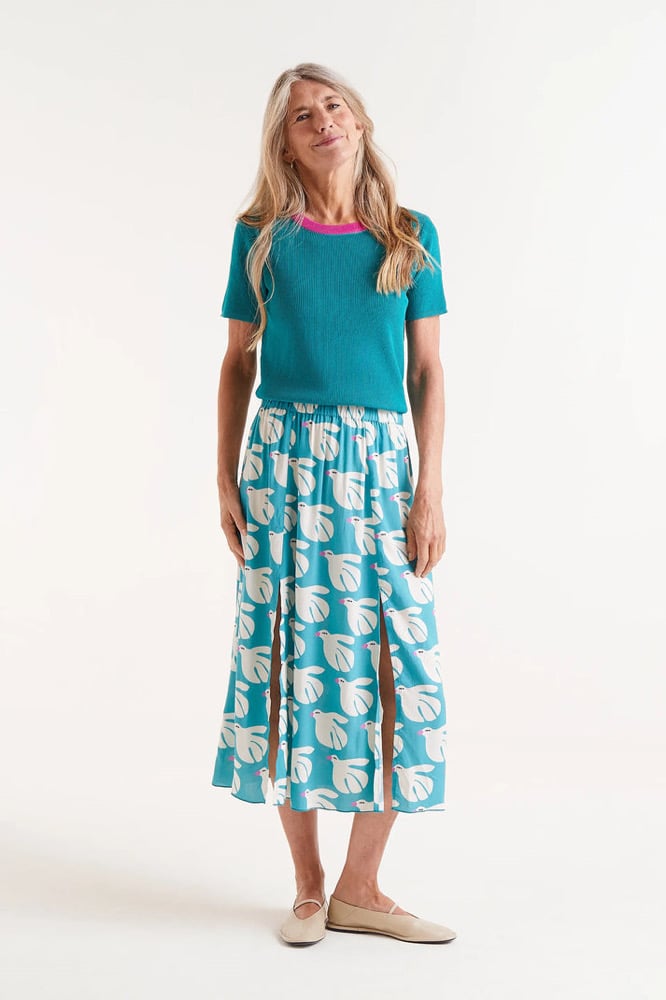 Image of FALDA MIDI EST DOVE