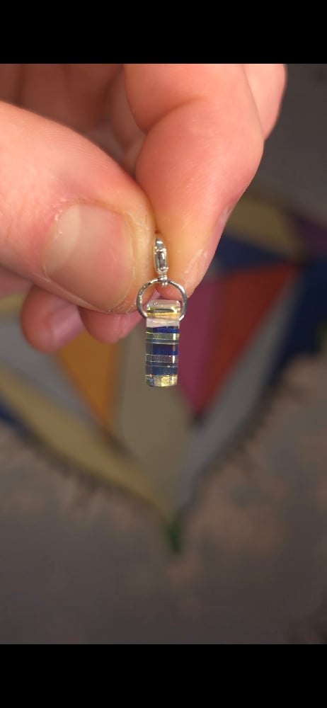 Image of Mini dichro stack charm 