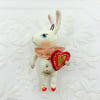 White Valentine Bunny I