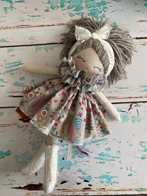 Image of Katie, Petite Doll With Winter Dress And Knit Boots
