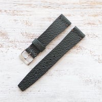 Image 2 of 19mm Corfam Style Pigskin In Racing Green