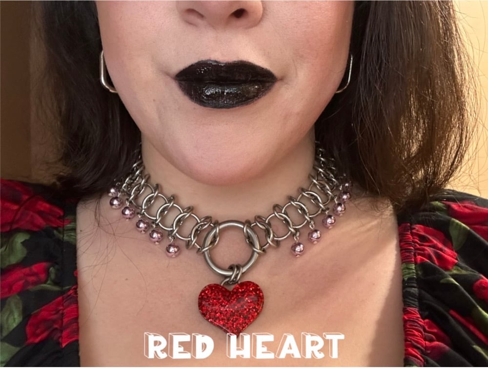 Image of Red Heart Valentine’s Day Necklace